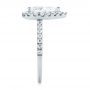 Platinum Platinum Pear-shaped Halo Diamond Engagement Ring - Side View -  103991 - Thumbnail
