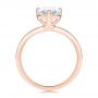 14k Rose Gold 14k Rose Gold Pear Shaped Solitaire Engagement Ring - Front View -  107273 - Thumbnail