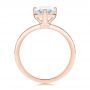 18k Rose Gold 18k Rose Gold Pear Shaped Solitaire Engagement Ring - Front View -  107273 - Thumbnail