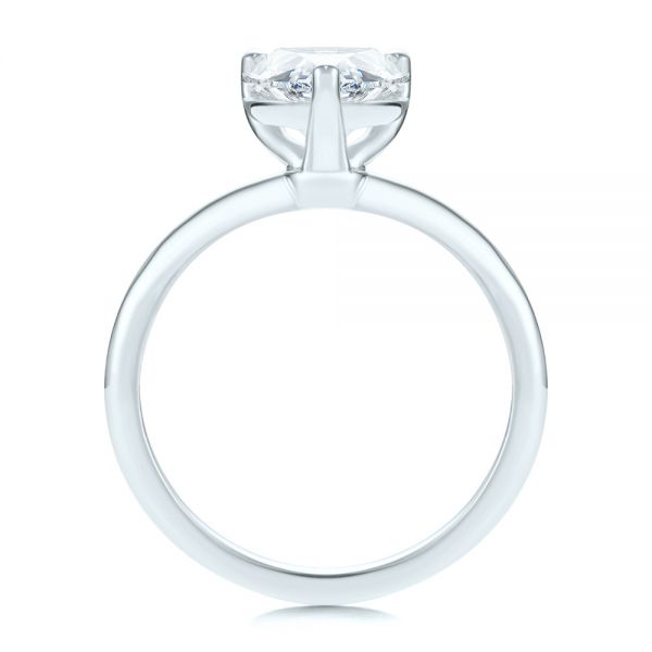  Platinum Platinum Pear Shaped Solitaire Engagement Ring - Front View -  107273