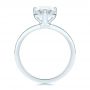 18k White Gold 18k White Gold Pear Shaped Solitaire Engagement Ring - Front View -  107273 - Thumbnail