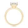 18k Yellow Gold Pear Shaped Solitaire Engagement Ring - Front View -  107273 - Thumbnail