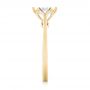 14k Yellow Gold 14k Yellow Gold Peekaboo Diamond Solitaire Engagement Ring - Side View -  103684 - Thumbnail