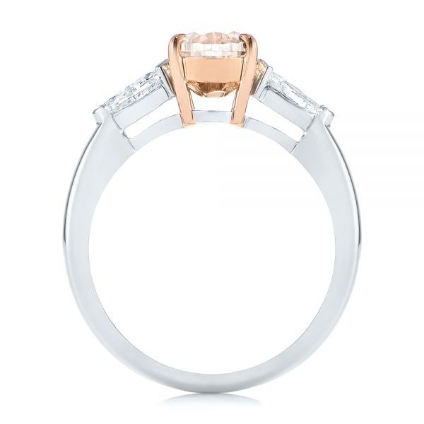 Pink Diamond Engagement Ring - Front View -  104140