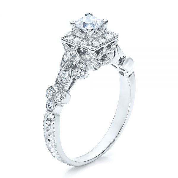 Princess Cut Diamond Engagement Ring - Vanna K - Image