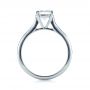  Platinum Platinum Princess Cut Diamond Engagement Ring - Front View -  1381 - Thumbnail