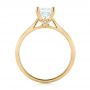 18k Yellow Gold 18k Yellow Gold Princess Cut Diamond Engagement Ring - Front View -  104091 - Thumbnail