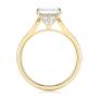 18k Yellow Gold 18k Yellow Gold Princess Cut Diamond Engagement Ring - Front View -  105124 - Thumbnail