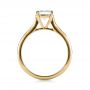 14k Yellow Gold 14k Yellow Gold Princess Cut Diamond Engagement Ring - Front View -  1381 - Thumbnail