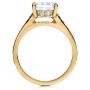 18k Yellow Gold 18k Yellow Gold Princess Cut Diamond Engagement Ring - Front View -  212 - Thumbnail