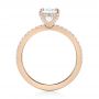 14k Rose Gold 14k Rose Gold Diamond Engagement Ring - Front View -  103371 - Thumbnail