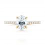 14k Yellow Gold 14k Yellow Gold Diamond Engagement Ring - Top View -  103371 - Thumbnail