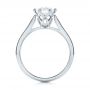 18k White Gold 18k White Gold Solitaire Diamond Engagement Ring - Front View -  104173 - Thumbnail