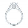 14k White Gold 14k White Gold Solitaire Diamond Engagement Ring - Front View -  104173 - Thumbnail