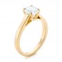 14k Yellow Gold 14k Yellow Gold Solitaire Diamond Engagement Ring - Three-Quarter View -  104086 - Thumbnail