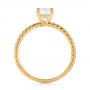 18k Yellow Gold 18k Yellow Gold Solitaire Diamond Engagement Ring - Front View -  104113 - Thumbnail
