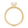 18k Yellow Gold 18k Yellow Gold Solitaire Diamond Engagement Ring - Front View -  104113 - Thumbnail