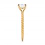 18k Yellow Gold 18k Yellow Gold Solitaire Diamond Engagement Ring - Side View -  104113 - Thumbnail