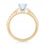 14k Yellow Gold And Platinum 14k Yellow Gold And Platinum Diamond Engagement Ring - Front View -  102584 - Thumbnail