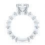 14k White Gold 14k White Gold Shared Prong Diamond Engagement Ring - Front View -  107223 - Thumbnail