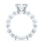 14k White Gold 14k White Gold Shared Prong Diamond Engagement Ring - Front View -  107223 - Thumbnail