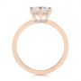 14k Rose Gold 14k Rose Gold Six-prong Classic Diamond Engagement Ring - Front View -  105766 - Thumbnail