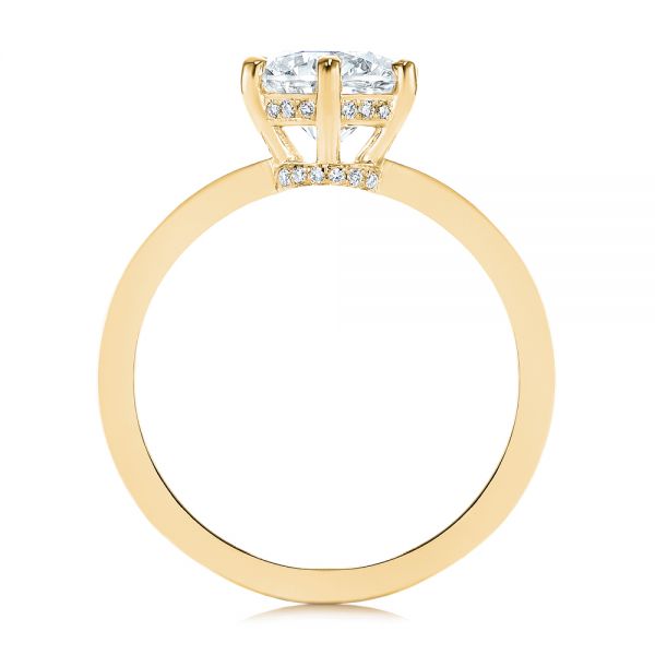 14k Yellow Gold 14k Yellow Gold Six-prong Classic Diamond Engagement Ring - Front View - 105766