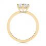 18k Yellow Gold 18k Yellow Gold Six-prong Classic Diamond Engagement Ring - Front View -  105766 - Thumbnail