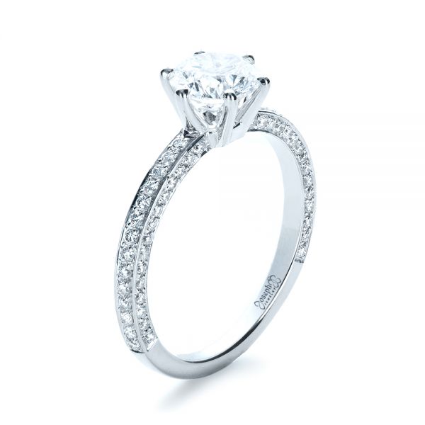 Six Prong Diamond Engagement Ring - Image