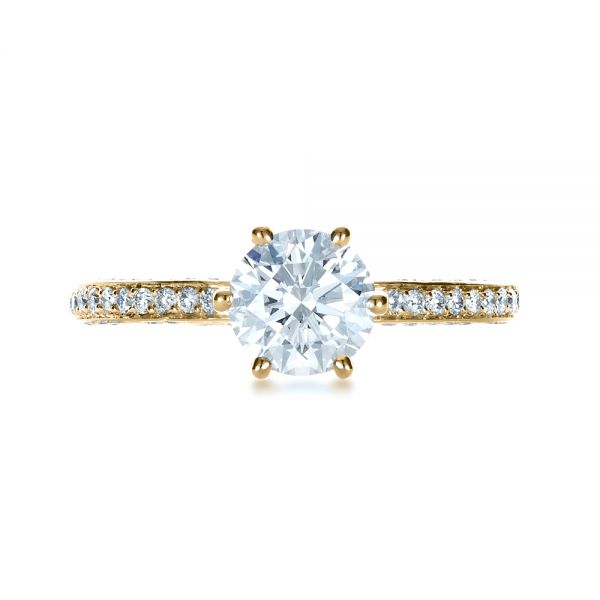 18K Yellow & White Ring Setting - JS60YW18