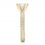 18k Yellow Gold 18k Yellow Gold Six Prong Set Diamond Engagement Ring - Vanna K - Side View -  100681 - Thumbnail