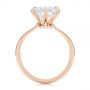 14k Rose Gold 14k Rose Gold Six Prong Solitaire Diamond Engagement Ring - Front View -  105866 - Thumbnail