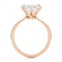14k Rose Gold 14k Rose Gold Six Prong Solitaire Diamond Engagement Ring - Front View -  105866 - Thumbnail