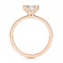 14k Rose Gold 14k Rose Gold Six Prong Solitaire Diamond Engagement Ring - Front View -  106728 - Thumbnail