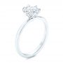  Platinum Platinum Six Prong Solitaire Diamond Engagement Ring - Three-Quarter View -  106728 - Thumbnail