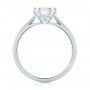 18k White Gold 18k White Gold Six Prong Solitaire Diamond Engagement Ring - Front View -  104092 - Thumbnail