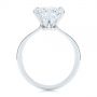 14k White Gold 14k White Gold Six Prong Solitaire Diamond Engagement Ring - Front View -  105866 - Thumbnail