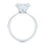 14k White Gold 14k White Gold Six Prong Solitaire Diamond Engagement Ring - Front View -  105866 - Thumbnail