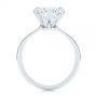 18k White Gold 18k White Gold Six Prong Solitaire Diamond Engagement Ring - Front View -  105866 - Thumbnail