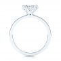 14k White Gold 14k White Gold Six Prong Solitaire Diamond Engagement Ring - Front View -  106728 - Thumbnail