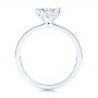 14k White Gold 14k White Gold Six Prong Solitaire Diamond Engagement Ring - Front View -  106728 - Thumbnail