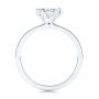 18k White Gold 18k White Gold Six Prong Solitaire Diamond Engagement Ring - Front View -  106728 - Thumbnail