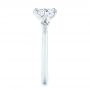 14k White Gold 14k White Gold Six Prong Solitaire Diamond Engagement Ring - Side View -  106728 - Thumbnail