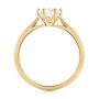 18k Yellow Gold 18k Yellow Gold Six Prong Solitaire Diamond Engagement Ring - Front View -  104092 - Thumbnail