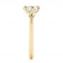 18k Yellow Gold 18k Yellow Gold Six Prong Solitaire Diamond Engagement Ring - Side View -  106728 - Thumbnail