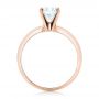 14k Rose Gold 14k Rose Gold Solitaire Diamond Engagement Ring - Front View -  103141 - Thumbnail