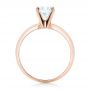 14k Rose Gold 14k Rose Gold Solitaire Diamond Engagement Ring - Front View -  103141 - Thumbnail