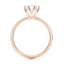 18k Rose Gold 18k Rose Gold Solitaire Diamond Engagement Ring - Front View -  103296 - Thumbnail
