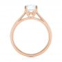 14k Rose Gold 14k Rose Gold Solitaire Diamond Engagement Ring - Front View -  104087 - Thumbnail