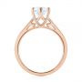 18k Rose Gold 18k Rose Gold Solitaire Diamond Engagement Ring - Front View -  104120 - Thumbnail